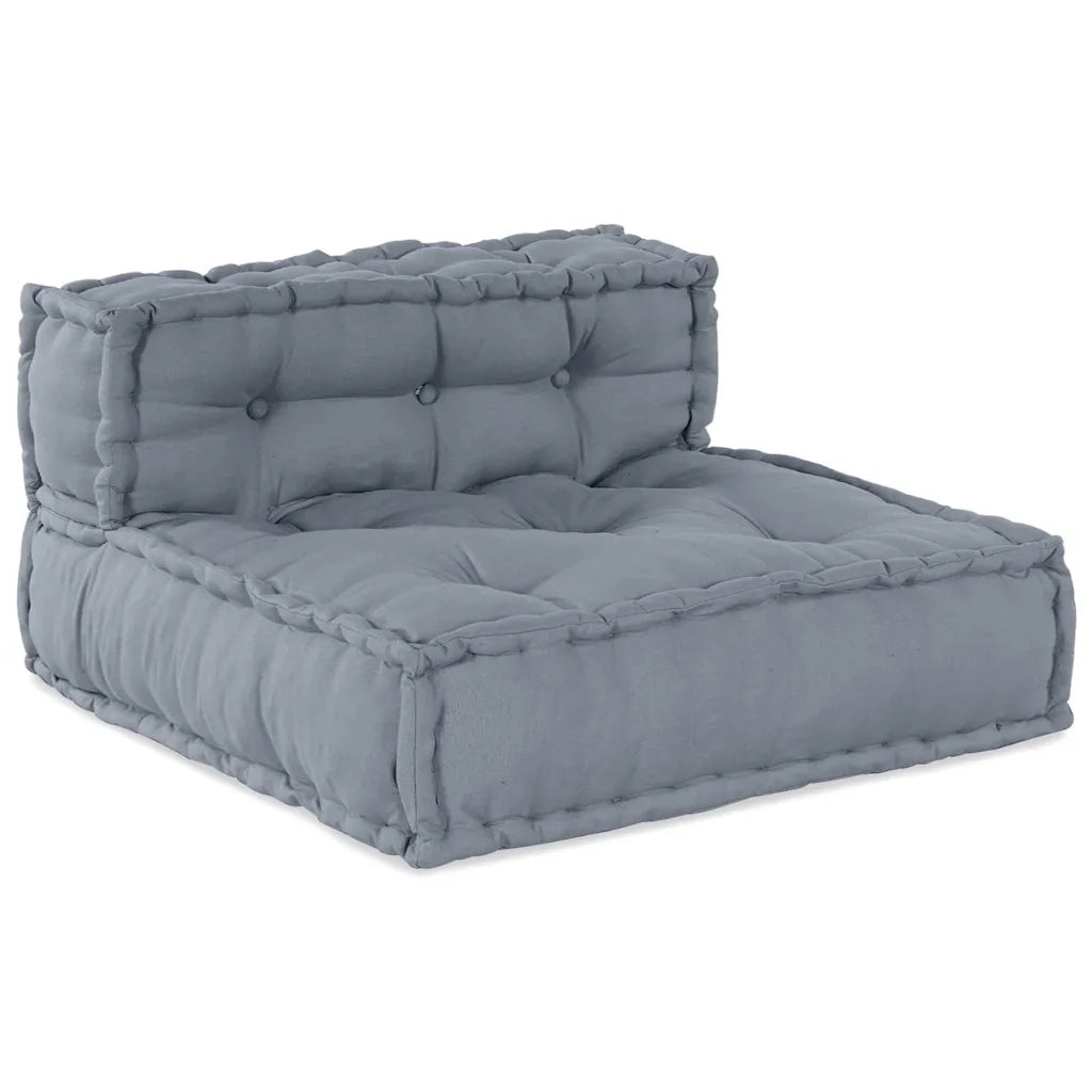 Unità di Divano Modulare 4 pcs Grigio Tessuto 3315093