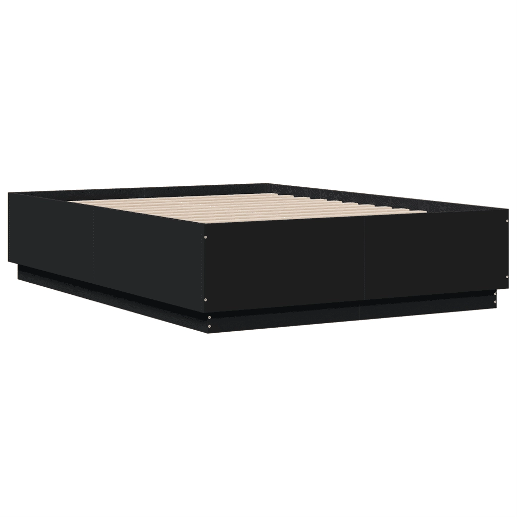 Giroletto Nero 135x190 cm in Legno Multistrato