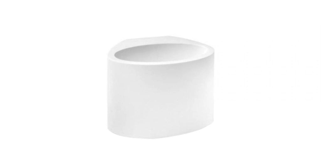 APPLIQUE LAMPADA INTERNO OVALE GESSO BIANCO DOPPIA LUCE
