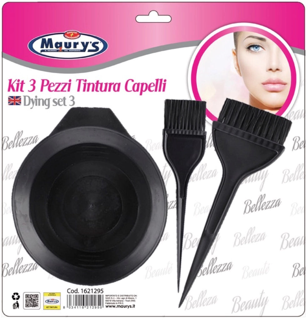 MAURY'S KIT TINTURA PER CAPELLI 3PZ