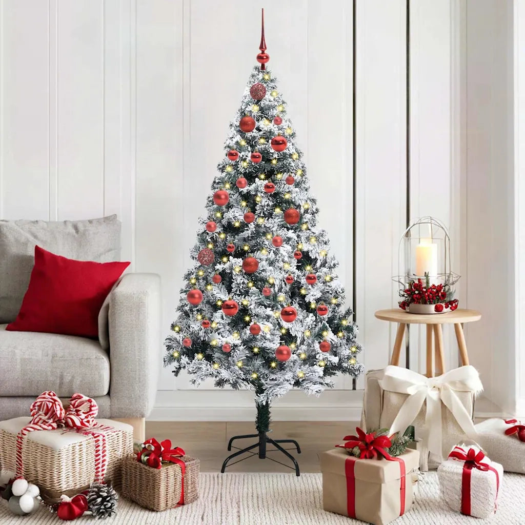 Albero di Natale artificiale con 150 LED Bianco 150 cm 3396949
