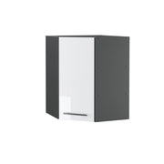 Mobile angolare da cucina Fame-Line Bianco lucido/Antracite 57 cm Vicco