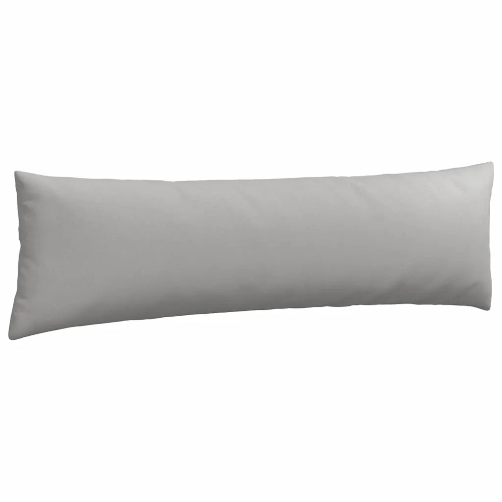 Cuscini da Divano 2 pz-Set di 2 Cuscini per Sofa Grigio Nuvola 145 x 40 cm Tessuto