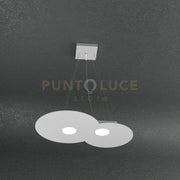 CLOUD SOSPENSIONE 2 LUCI GRIGIO 1128-S2 R-GR
