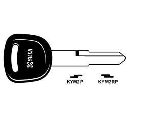 CHIAVI PER MOTO KYMKO- - KYM2RP - 5 pezzi SILCA