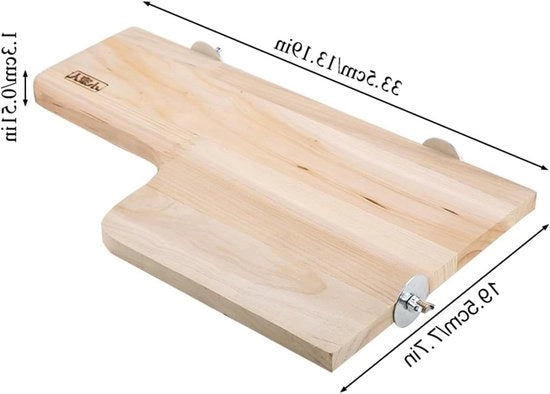 Piattaforma L per Animali Piccoli in Legno Naturale Stand Piattaforma Giochi di Salto e Scalinata per Uccelli