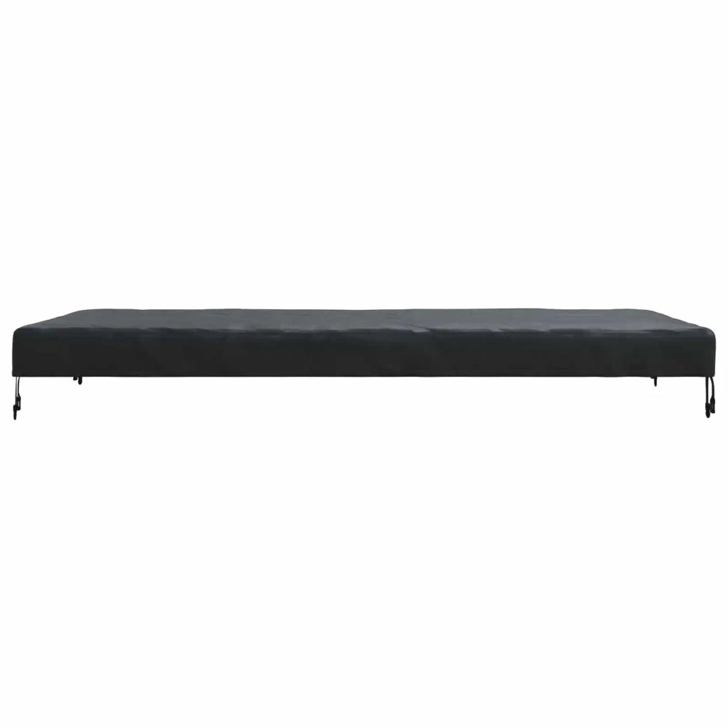 Copertura Tavolo Tinta unita Nero 202 x 102 x 15 cm Tessuto 4106120