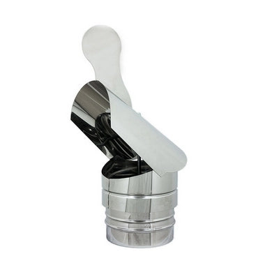 TERMINALE GALLO TONDO INOX- Diam. 150- DK- pezzi 1