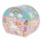 Floss & Rock - Jewellery Box - Rainbow Fairy Oval