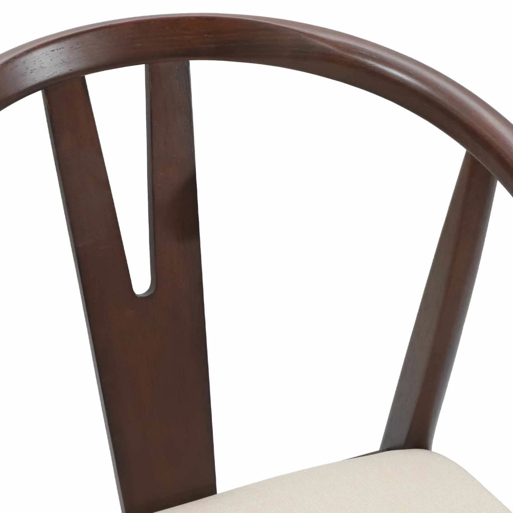 Sedia da pranzo 2 pcs Marrone chiaro e chiaro 42020402