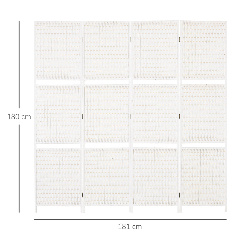 Libreria divisorio con ripiani ¨C Minimal ¨C bianco paille 80x30x180