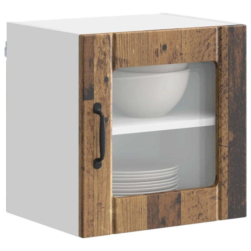 Pannello lavastoviglie Lucca 2 pcs Legno antico 40 x 31 x 40 cm 884851