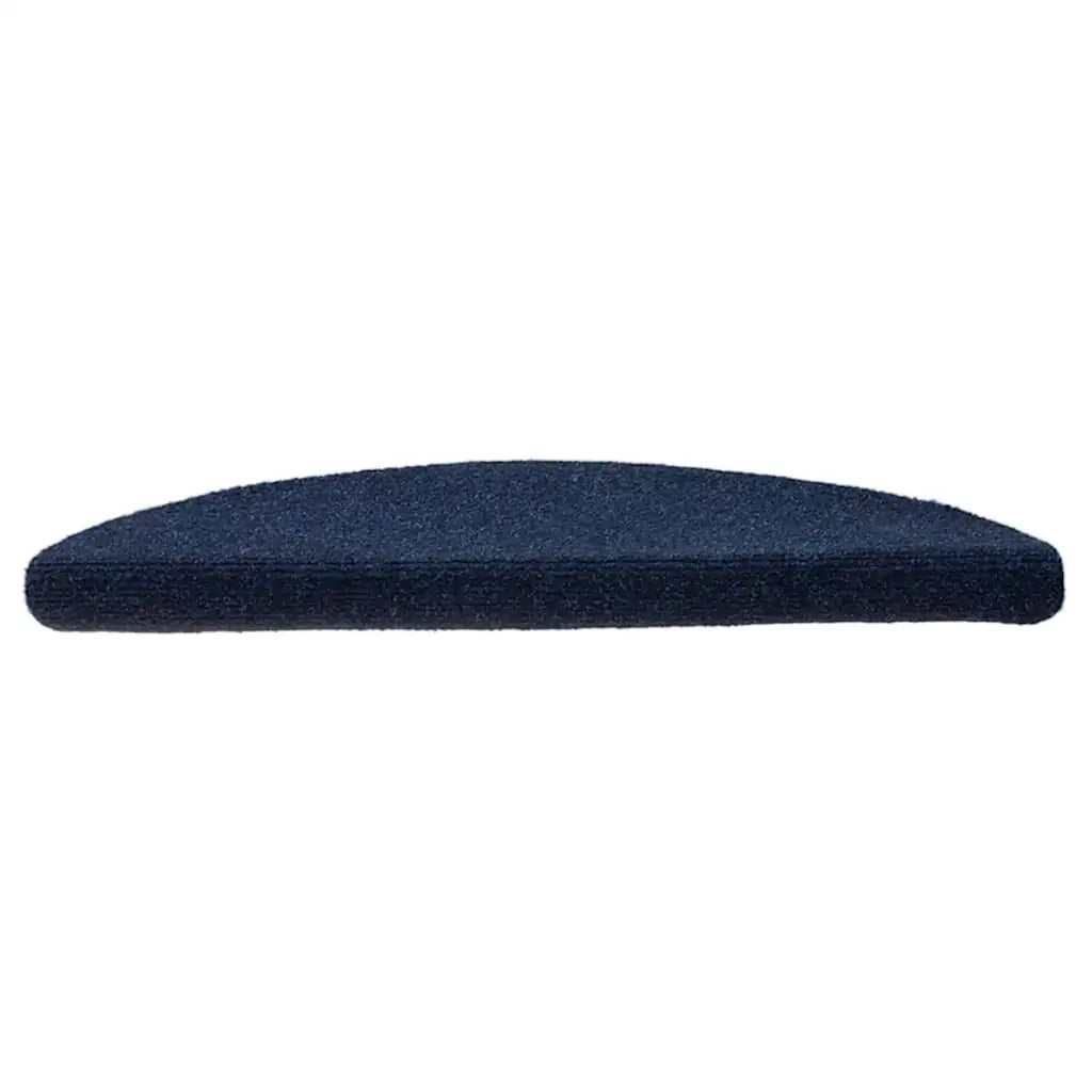 Tappetini per scale autoadesivi 30 pz 56x17x3 cm blu navy semicircolari 3365689
