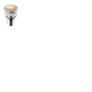 Piletta lavabo click-clack con troppopieno FANCY2 Beige
