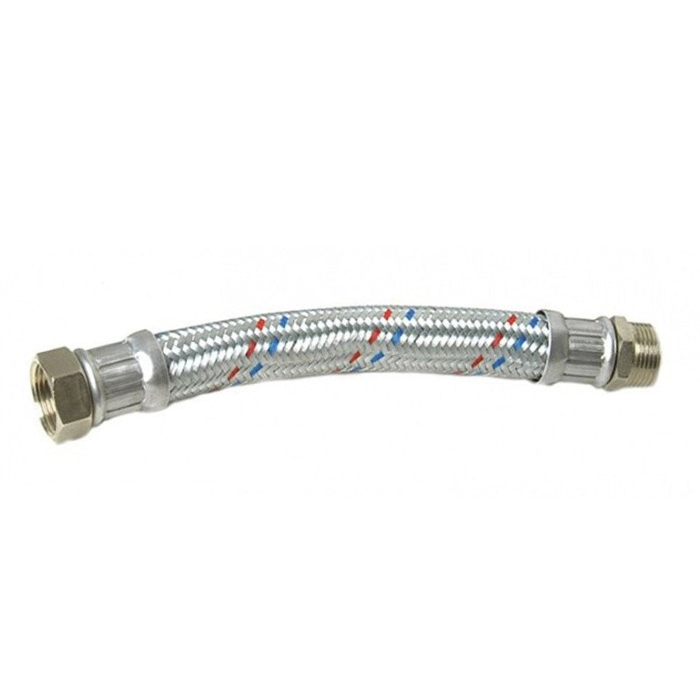Flessibile acqua antivibrante mf da 1 x 40cm completo di guarnizione