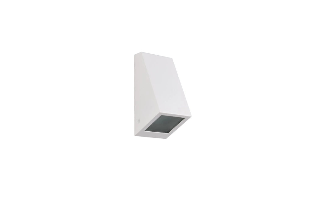 Applique da esterno BRAGA obliqua 1xGU10 bianca IP44