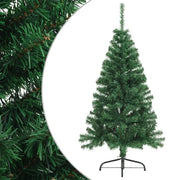 Albero di Natale | Decorazioni natalizie Artificiale Met¨¤ con Supporto Verde 150 cm PVC