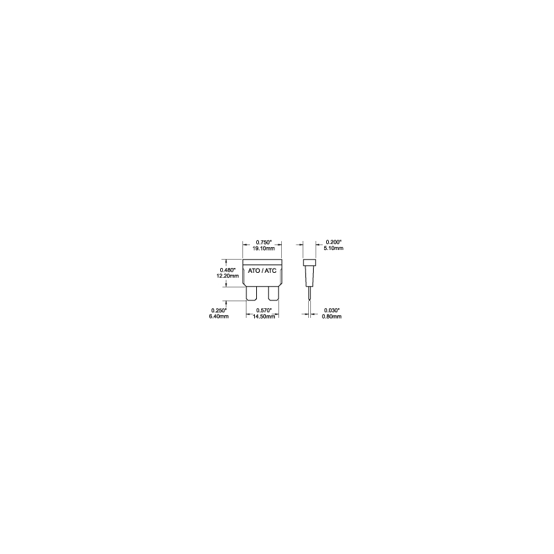 FUSIBILE ATO/ATC 2A CONF. 25 PZ FUSE ATO/ATC 20AMP