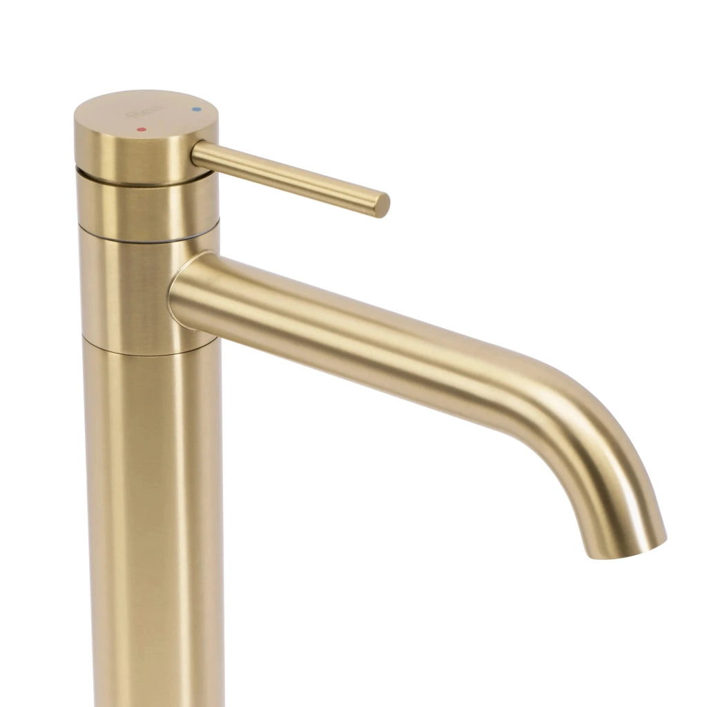 Rubinetto Da Bagno Rea Lungis Brush Gold Super High