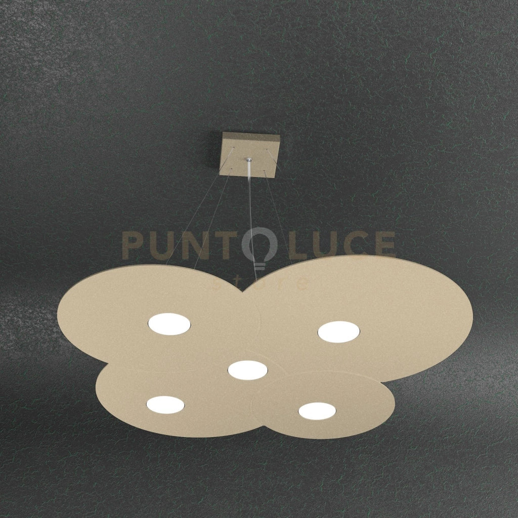 CLOUD SOSPENSIONE 5 LUCI SABBIA 1128-S5-SA