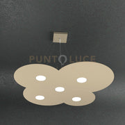 CLOUD SOSPENSIONE 5 LUCI SABBIA 1128-S5-SA
