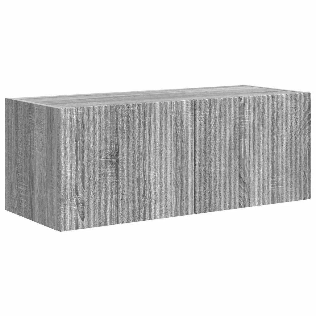 Set mobile TV 4 pcs Grigio Sonoma Legno multistrato 3409165