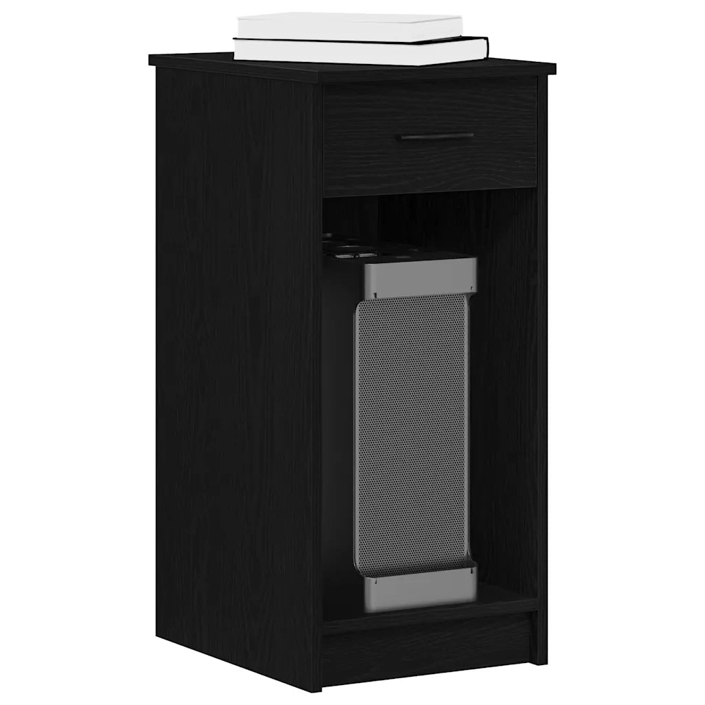Supporto a Torre per Computer con Cassetto Nero 35x45x77 cm CFW7050393