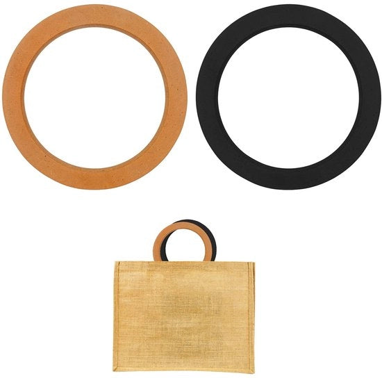 Manubrio in Legno - Rond - 13 cm - Comodo - Forte e Duraturo