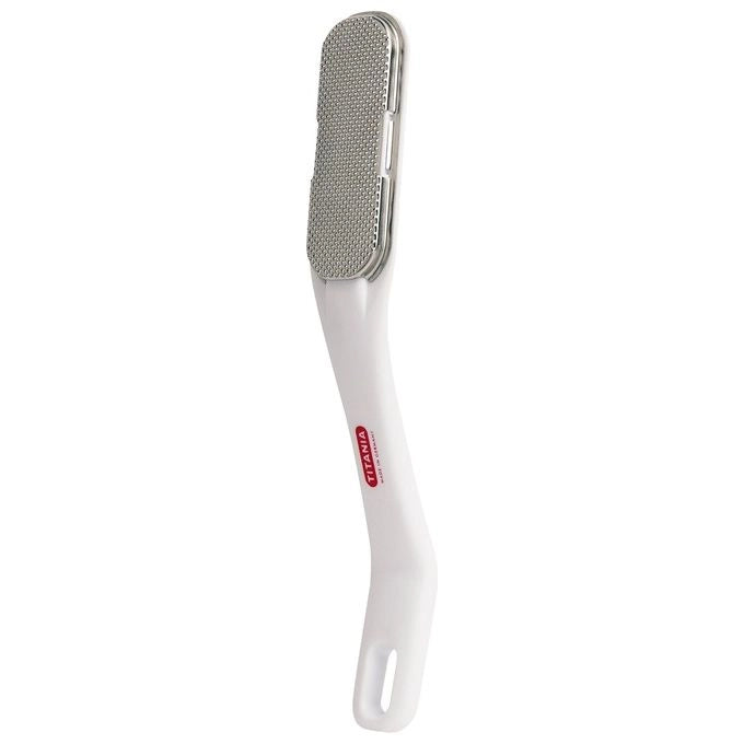 Titania T3014 Raspa per Piedi Doppia Pedicure Acciaio Inox 19 cm