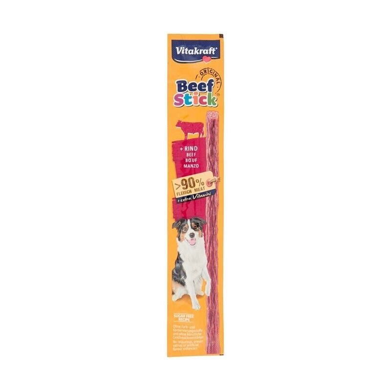 BEEF-STICK SNACK PER CANE ALLA CARNE IN CONFEZIONE DA 12 GR GUSTO MANZO