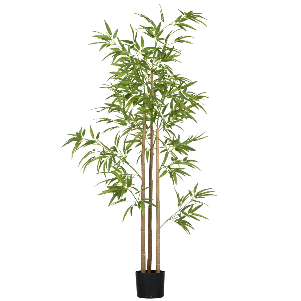 Albero di bamb¨´ artificiale ¨C Minimal ¨C Verde 180 cm con vaso