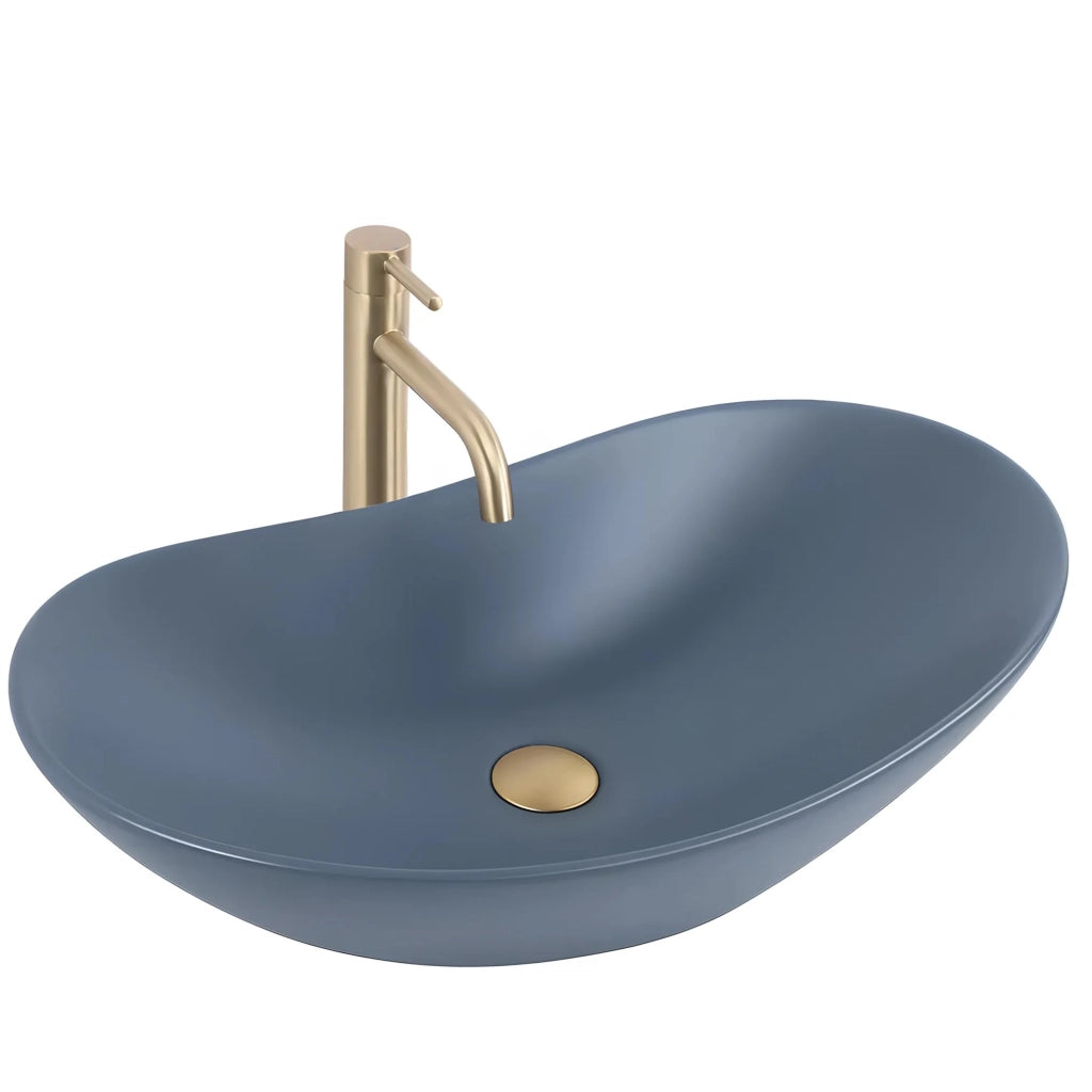 Lavabo Da Appoggio Rea Royal Blueberry Matt