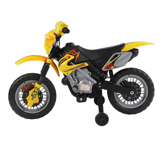 Moto Elettrica per Bambini ¨C Minimal ¨C Giallo 102x53x66cm
