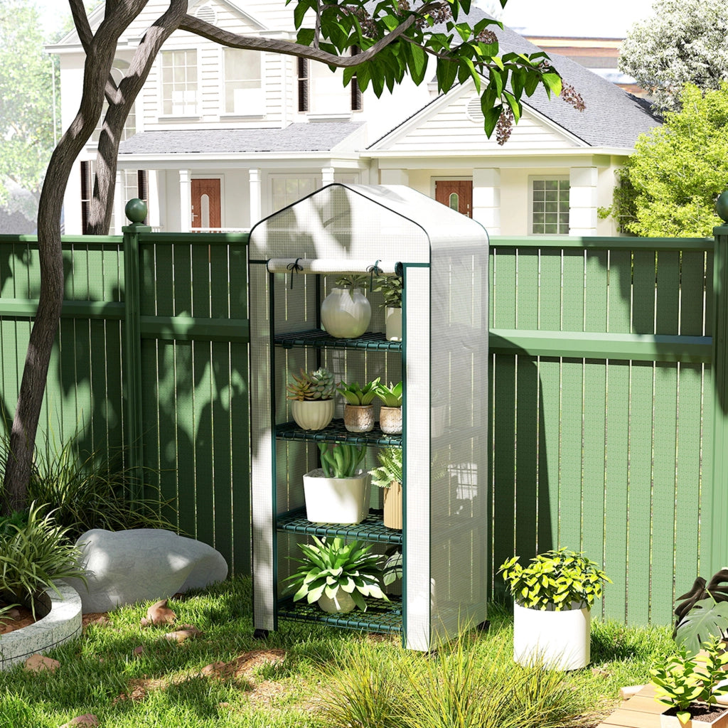 Serra da giardino ¨C Minimal ¨C 69x50x165 cm, bianco