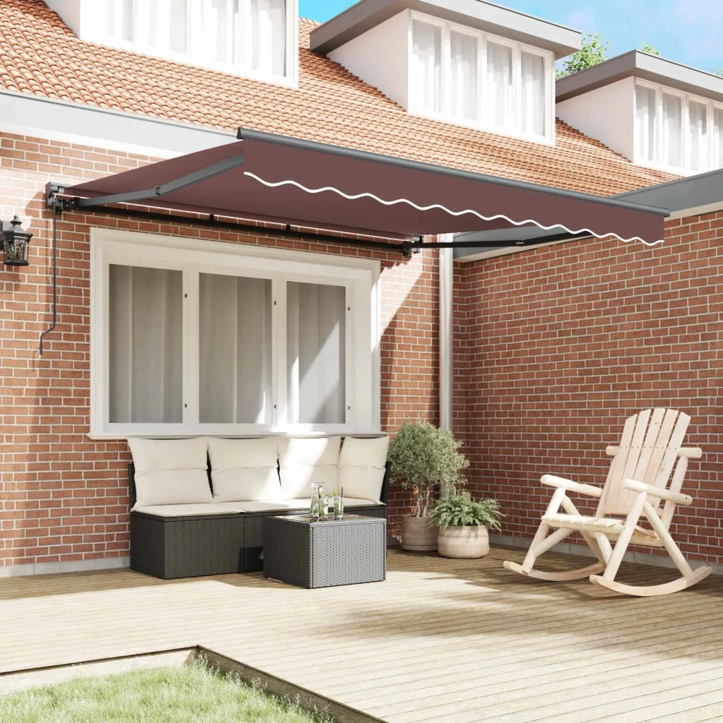Struttura della tenda Marrone 350 x 250 cm 3330245