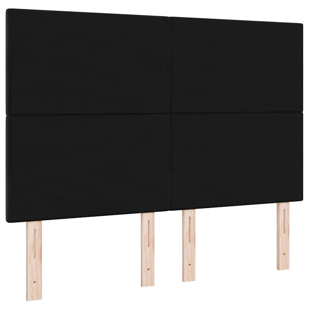 Testiera Nero 144 cm Velluto 3337830