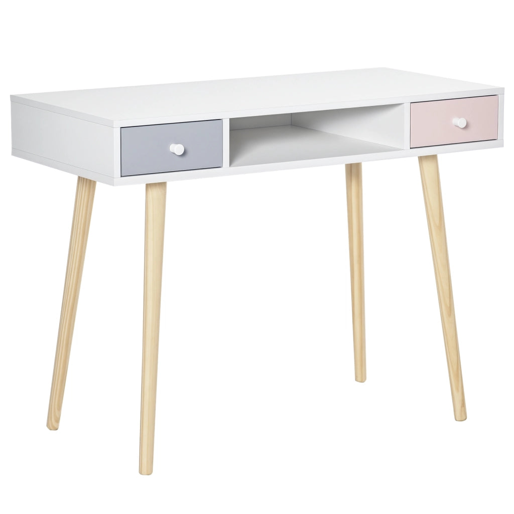 Scrivania per Bambini ¨C Minimal ¨C 100x48x76,5 cm Multicolor con 2 Cassetti