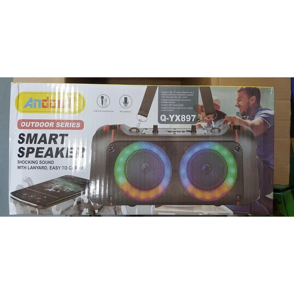 Trade Shop - Altoparlante Smart Speaker 2.0 Wireless Bluetooth 16 Watt Portatile Usb Q-yx897 -