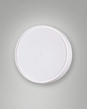 Hatton LED Plafoniera Circolare in Policarbonato Bianco IP65 14W 3000K Luce Calda 2830lm Made in Italy Codice 3224-61-102 Design Moderno e Robusto