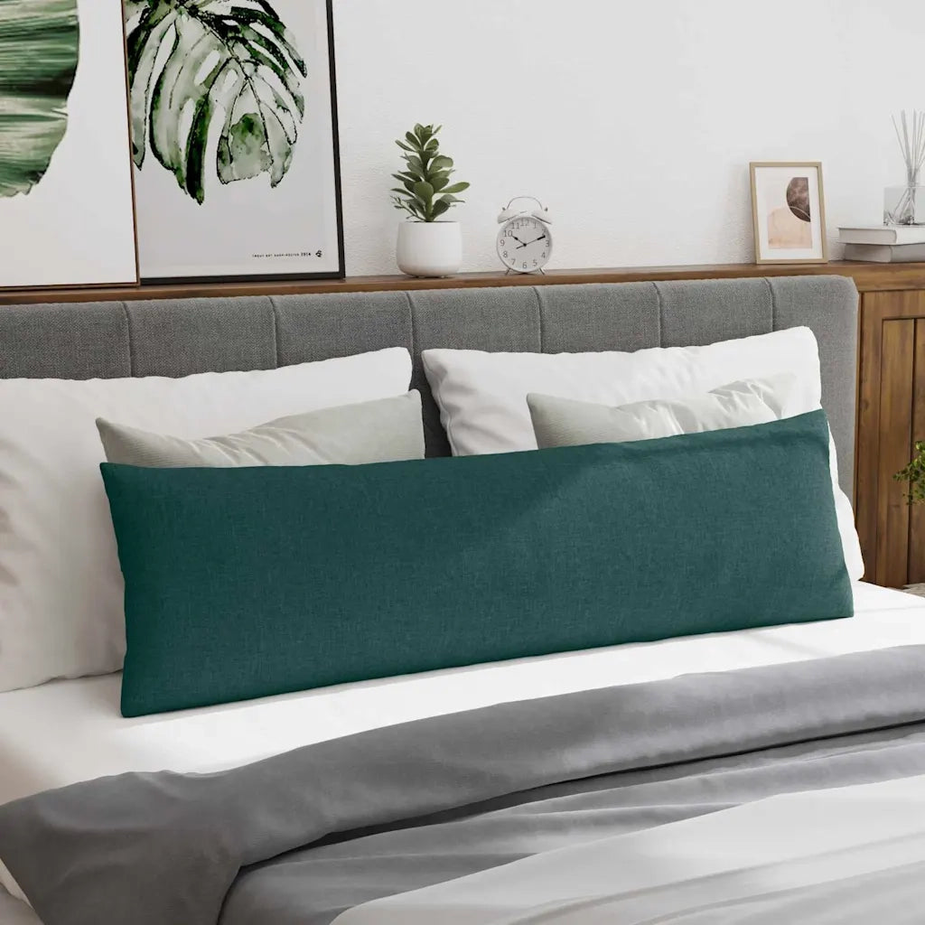 Cuscini da Divano 2 pcs Verde Scuro 145 x 40 cm Tessuto 42013830