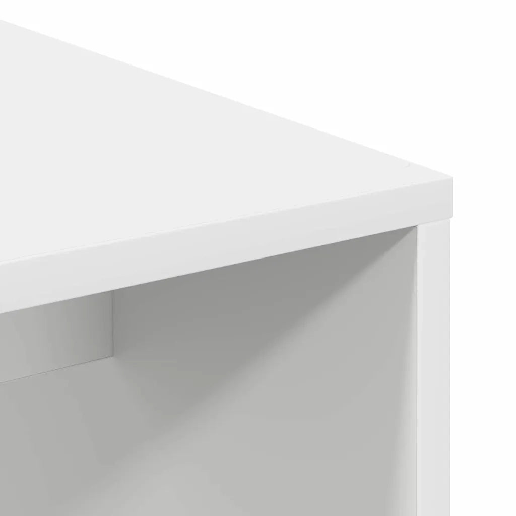 Scrivania | Tavolo da Ufficio Bianco 102 x 50 x 124 cm Legno multistrato
