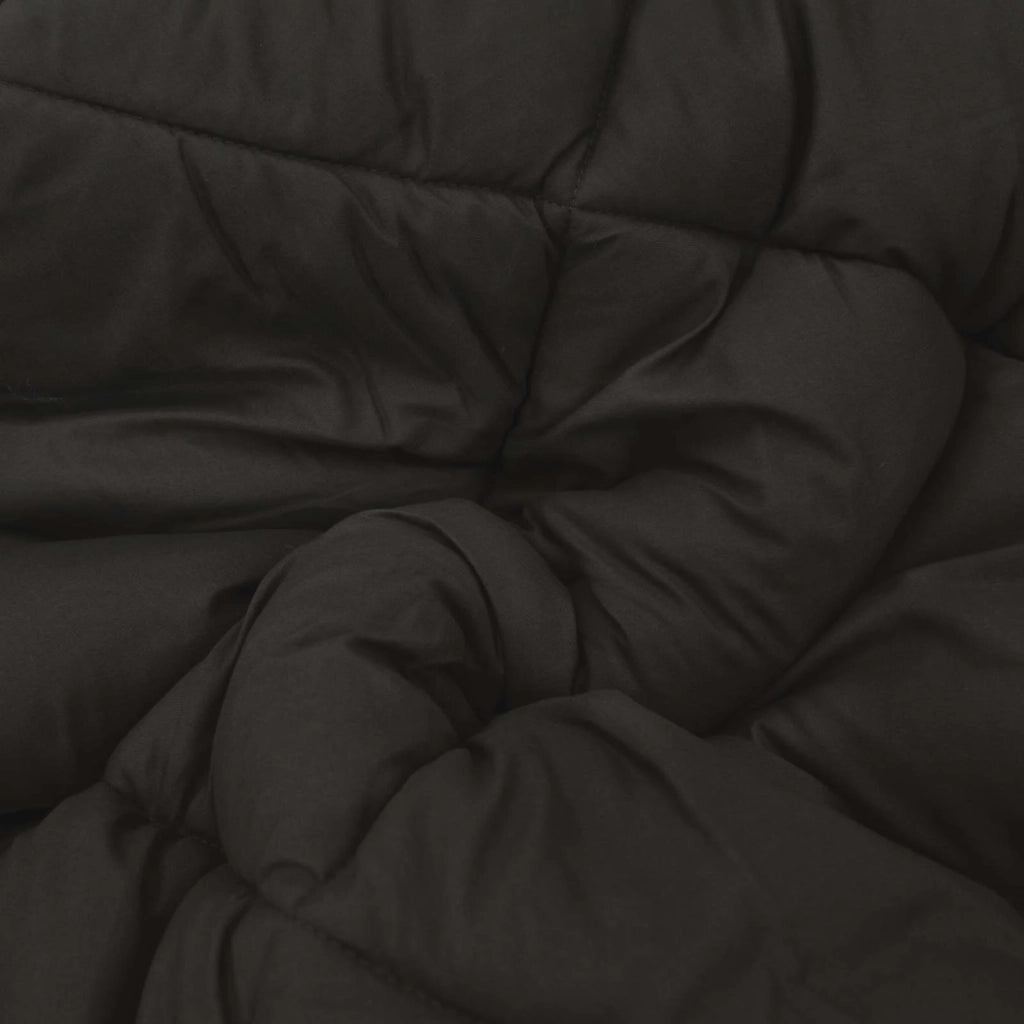Duvet Invernale Nero e Talpa 200 x 220 cm Microfibra 42025736
