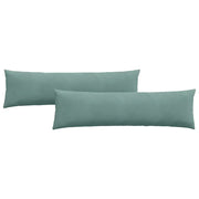Cuscini da Divano 2 pz | Cuscini per sedie Verde Mare 145 x 40 cm Tessuto in Cords
