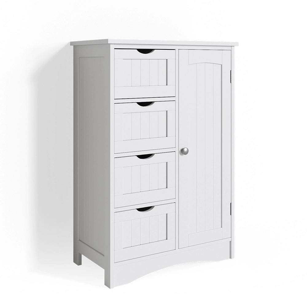 Vicco Cassettiera da bagno Bianco 55 x 81 cm