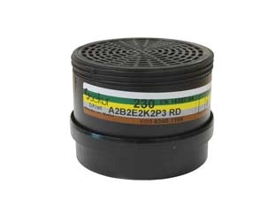 FILTRO COMBINATO SERIE 230 A2 B2 E2 K2 P3 R D PER MASCHERA POLIMASK230  230 A2 B2 E2 K2 P3 R D    SEKUR