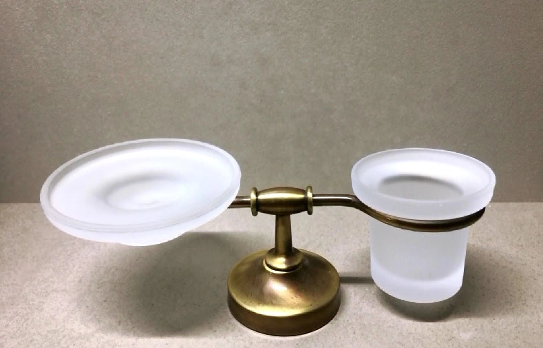 Porta Sapone Bicchiere 900 Da Appoggio Bronzo - Capannoli