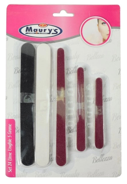 MAURY'S 24 LIME PER UNGHIE CON 5 GRANE