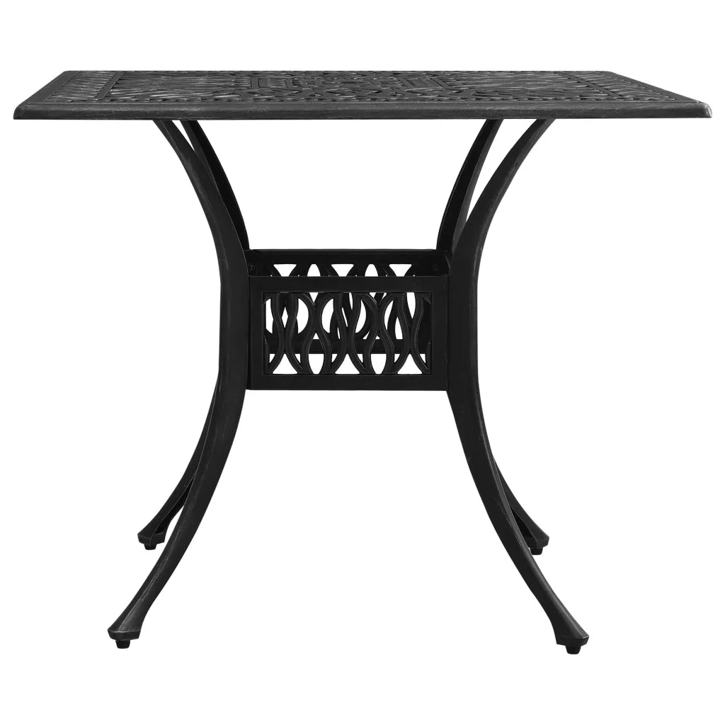 Set da Bistrot 5 pz in Alluminio Pressofuso Nero 3070605