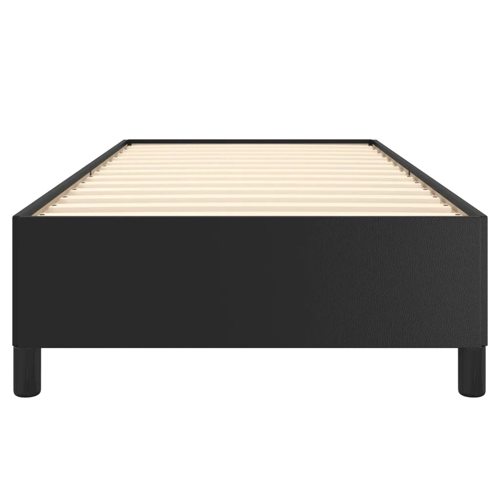 Giroletto-Struttura Letto Nero 80x200 cm in Similpelle 910819