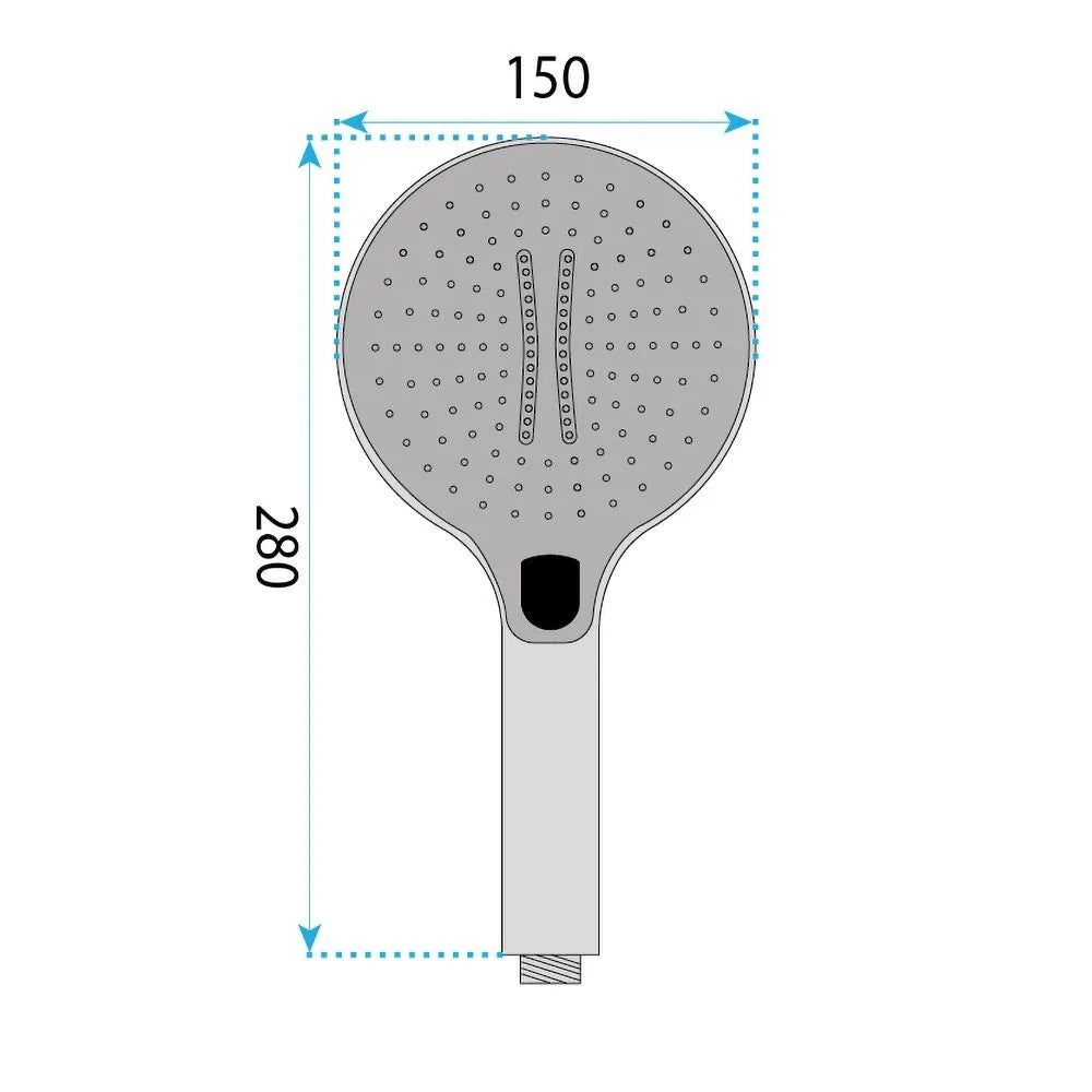 Doccia A Mano Rea Js-033 Brush Gold